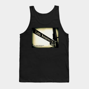 Los Angeles Street, Los Angeles, California by Mistah Wilson Tank Top